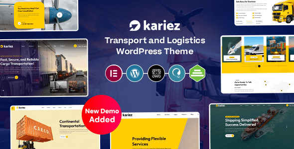 Kariez: tema WordPress para empresas de transporte y logística