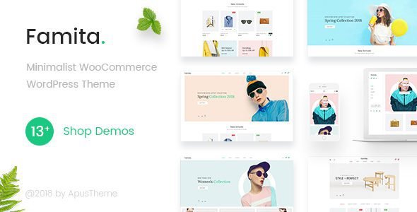 Famita: tema minimalista para tiendas WooCommerce en WordPress