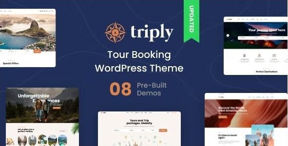 Triply: Tema WordPress ideal para reservas y gestión de tours turísticos