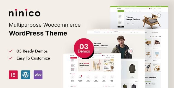 Ninico: tema minimalista para tiendas WooCommerce en WordPress