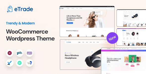 eTrade: Tema WooCommerce para crear tiendas online personalizadas