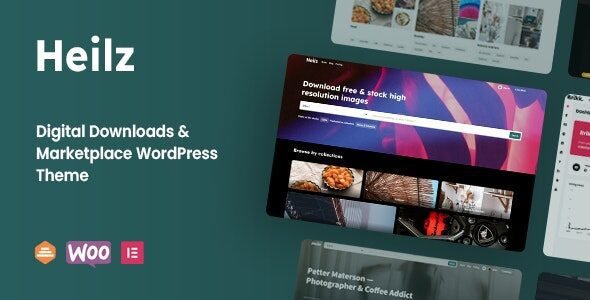 Heilz: Tema de WordPress para crear marketplaces de productos digitales