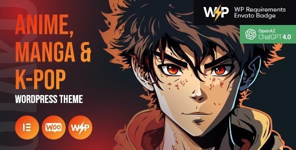 Otaku: tema WordPress para sitios de anime, manga y cultura K-Pop