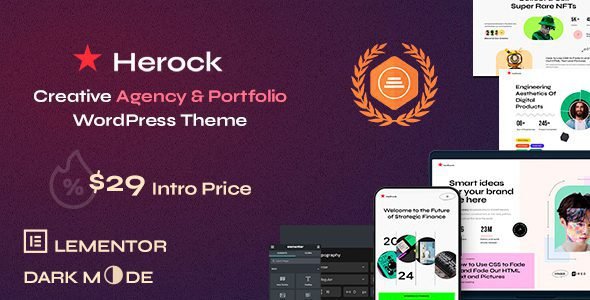 Herock: Tema WordPress para portafolios y agencias creativas