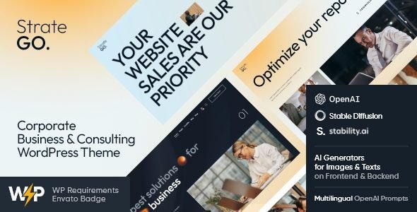 Stratego: tema WordPress para empresas y consultorías profesionales