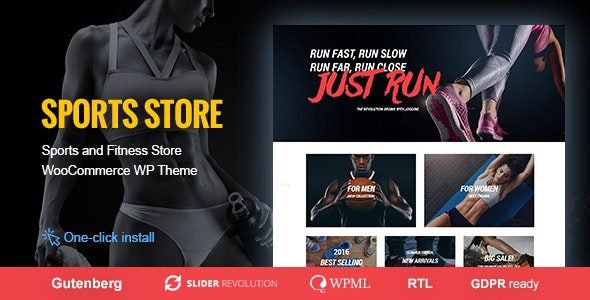 Sports Store: tema WooCommerce ideal para tiendas deportivas en línea