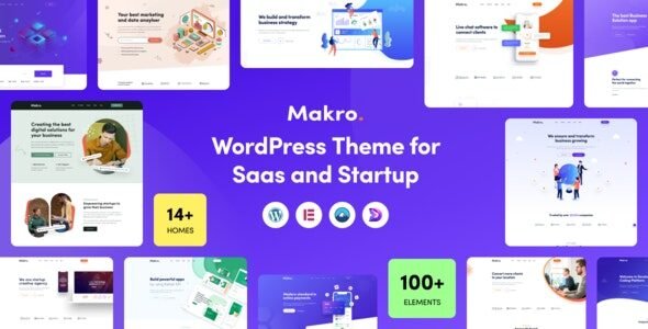 Makro: Tema WordPress para startups y empresas SaaS innovadoras