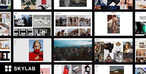 Skylab: tema WordPress para portafolios creativos y fotografía profesional
