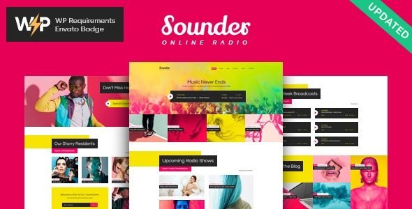 Sounder: Tema WordPress para estaciones de radio y proyectos musicales