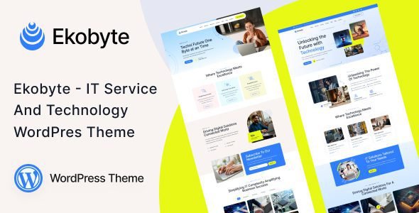 Ekobyte: Tema WordPress para empresas de tecnología y servicios IT