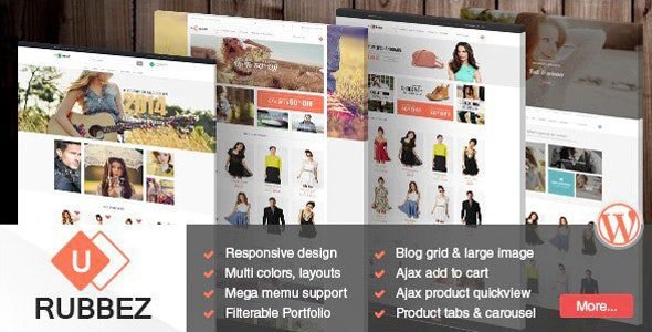Rubbez: Tema WordPress adaptable para tiendas online y empresas