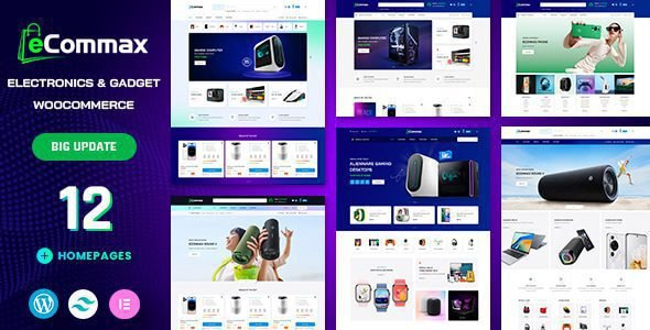 Ecommax: Tema WooCommerce moderno para tiendas de electrónicos y gadgets
