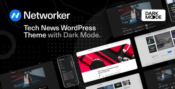 Networker, tema WordPress ideal para periódicos y blogs de tecnología
