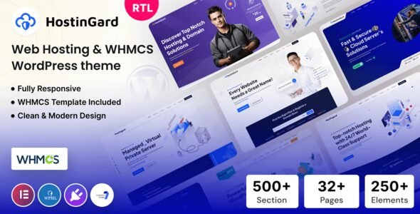 Hostingard: Tema WordPress para sitios de hosting con integración WHMCS