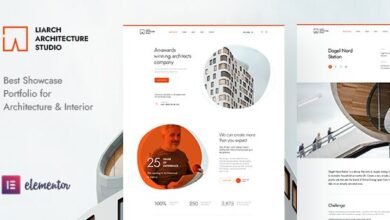 Liarch: tema WordPress para arquitectura y diseño de interiores profesionales