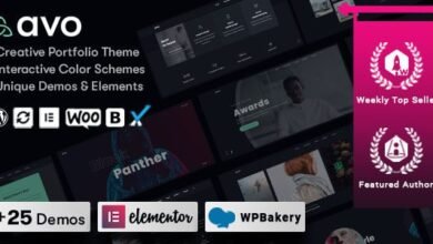Avo: Tema WordPress para portafolios creativos y agencias de diseño