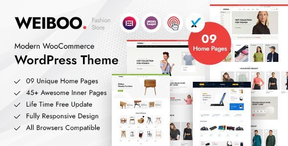 Weiboo: Tema WooCommerce para crear tiendas online atractivas en WordPress