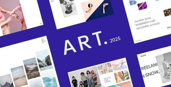 ART: Tema de WordPress para portafolios creativos y sitios modernos