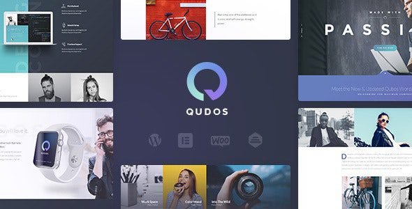 Qudos: tema WordPress para portafolios creativos y agencias