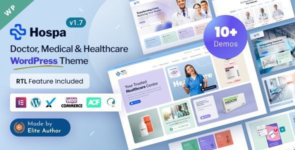 Hospa: tema WordPress para clínicas, doctores y hospitales modernos
