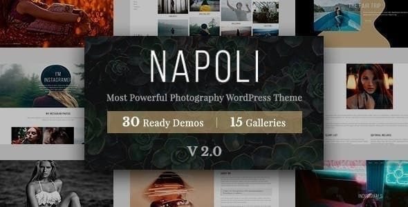 Napoli, el tema de WordPress ideal para portafolios de fotografía