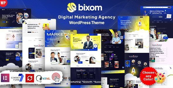Bixom, el tema WordPress ideal para agencias digitales y creativas