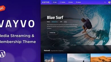 Vayvo: tema de WordPress para crear sitios de streaming y membresías