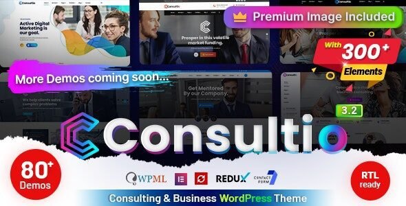 Consultio: tema WordPress para empresas de consultoría y servicios profesionales