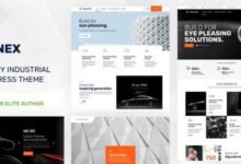 Nex: Tema de WordPress para sitios web industriales modernos y flexibles