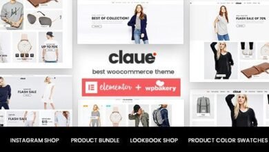 Claue: tema minimalista para tiendas WooCommerce con integración Elementor