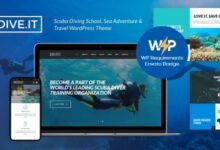 DiveIt: Tema WordPress para escuelas de buceo y viajes profesionales