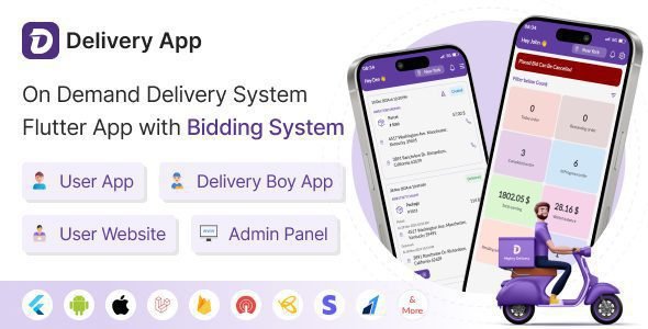 Delivery App: cómo funciona el sistema de entrega bajo demanda con puja