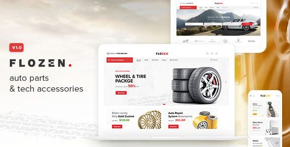 Flozen: tema WooCommerce con soporte AJAX y RTL para tu tienda en línea