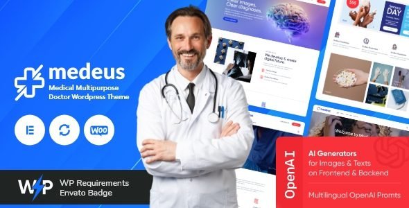 Medeus: Tema WordPress ideal para sitios web médicos y de salud
