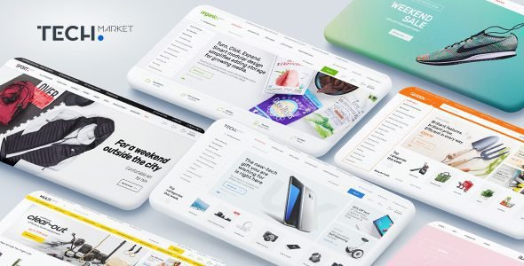 Techmarket: Tema para tiendas electrónicas con diseño moderno y flexible