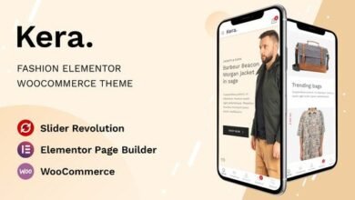 Kera: tema WordPress para tiendas de moda con Elementor y WooCommerce