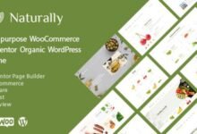Naturally: Tema para tiendas de alimentos orgánicos con WooCommerce y Elementor