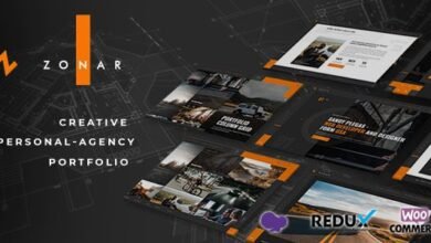 Zonar: Tema WordPress adaptable para portafolios personales creativos
