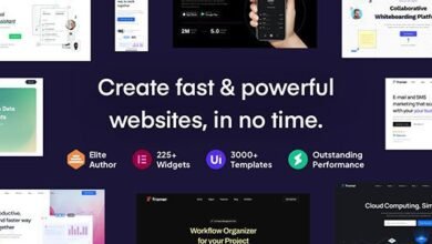 Framer: Tema WordPress moderno para empresas emergentes y proyectos SaaS