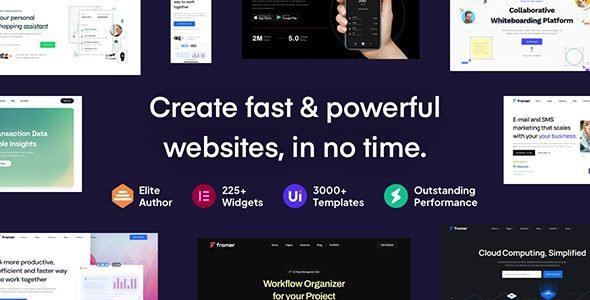 Framer: Tema WordPress moderno para empresas emergentes y proyectos SaaS