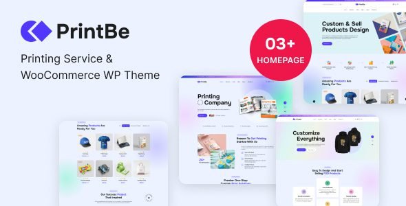 PrintBe: Tema WordPress para imprentas y tiendas de productos personalizados