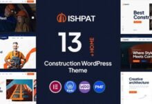 Ishpat: tema de WordPress para empresas de construcción y remodelación