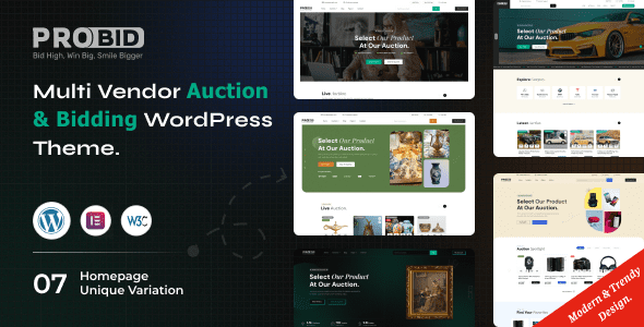 Probid: cómo crear un sitio de subastas multi vendedor en WordPress