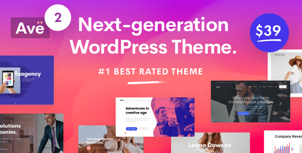 Ave: Tema WordPress multiusos para sitios profesionales y tiendas online