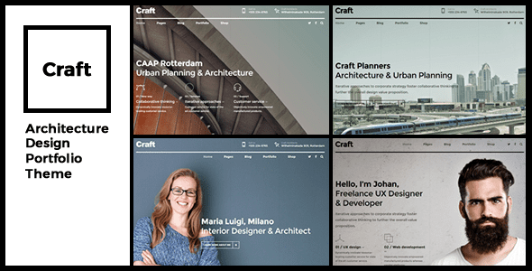 Craft Portfolio: tema WordPress para portafolios de arquitectura y diseño