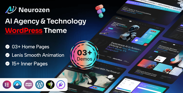 Neurozen, tema WordPress ideal para agencias tecnológicas y de IA