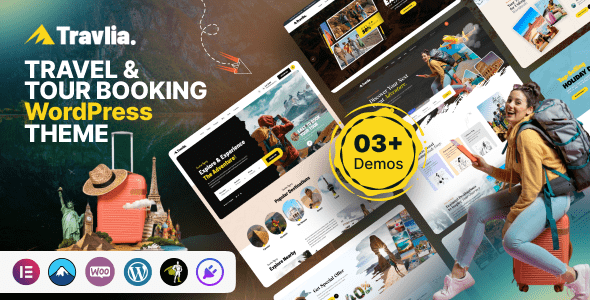 Travlia: Tema WordPress para agencias de viajes y reservas de tours