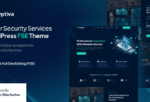 Cryptiva: Tema WordPress para empresas y servicios de ciberseguridad