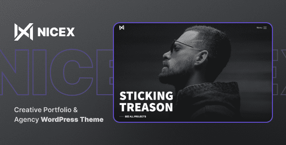 Nicex: Tema creativo para portafolios y sitios profesionales en WordPress
