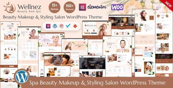 Wellnez: tema de WordPress para salones de belleza y centros de bienestar